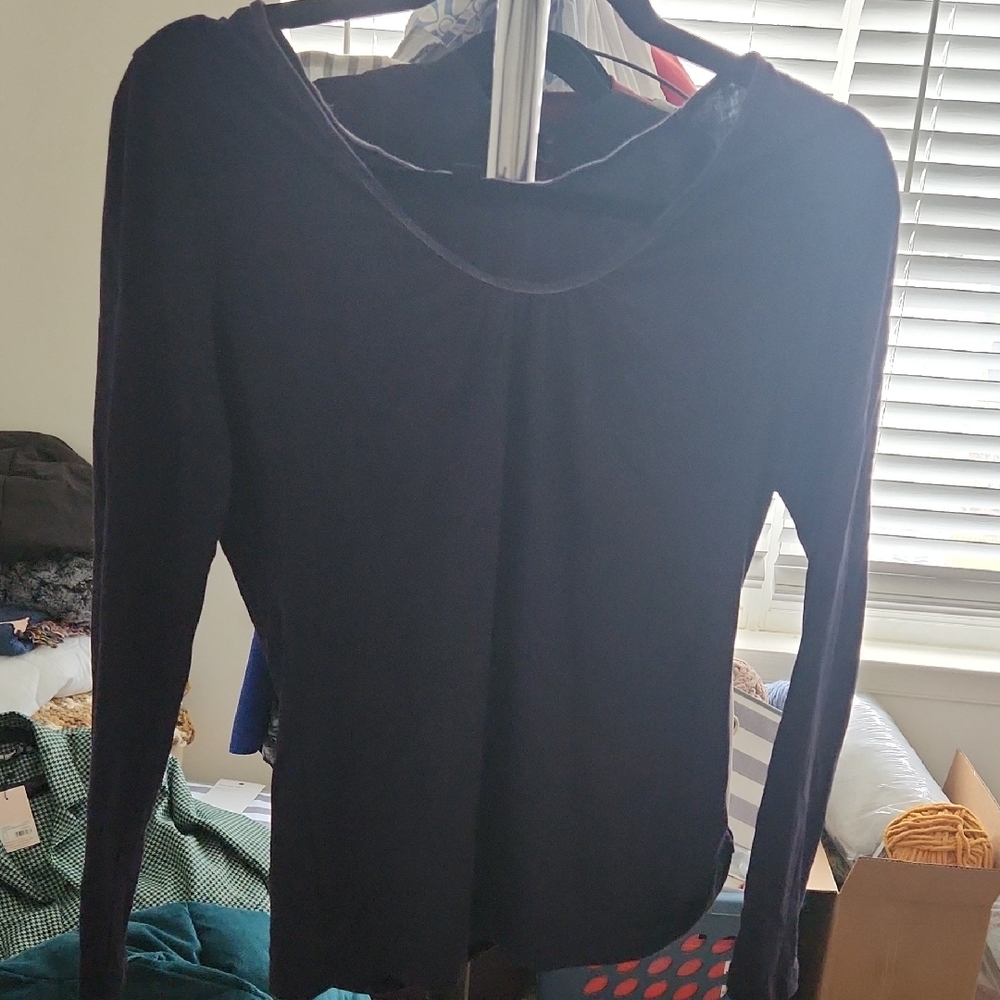 Banana Republic Classic Violet Long Sleeve Top